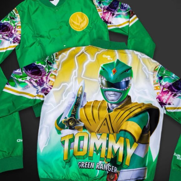 Chalk Line Power Rangers - Green Ranger Tommy - Fanimation Jacket - 4XL - RARE! - Picture 3 of 3